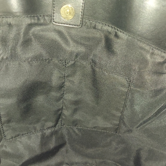 3/$12 Time and Tru Elegant Black Tote - Picture 8 of 9